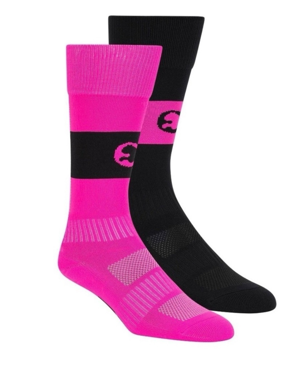 PUMA Kids Soccer Socks 2 Pair Pink Black Over Knee Youth 1-3 NWT